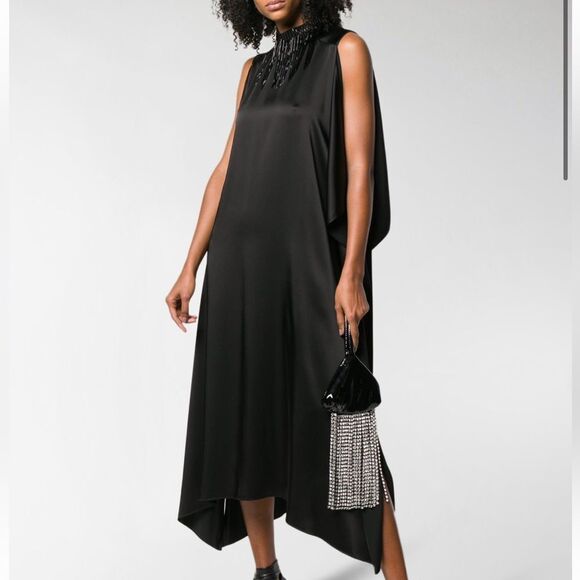 Christopher Kane Satin Fringe Dress - Picture 2 of 8